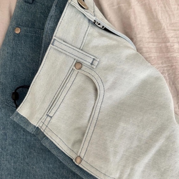 NWT Rag & Bone denim mini skirt duo tone - Picture 5 of 6